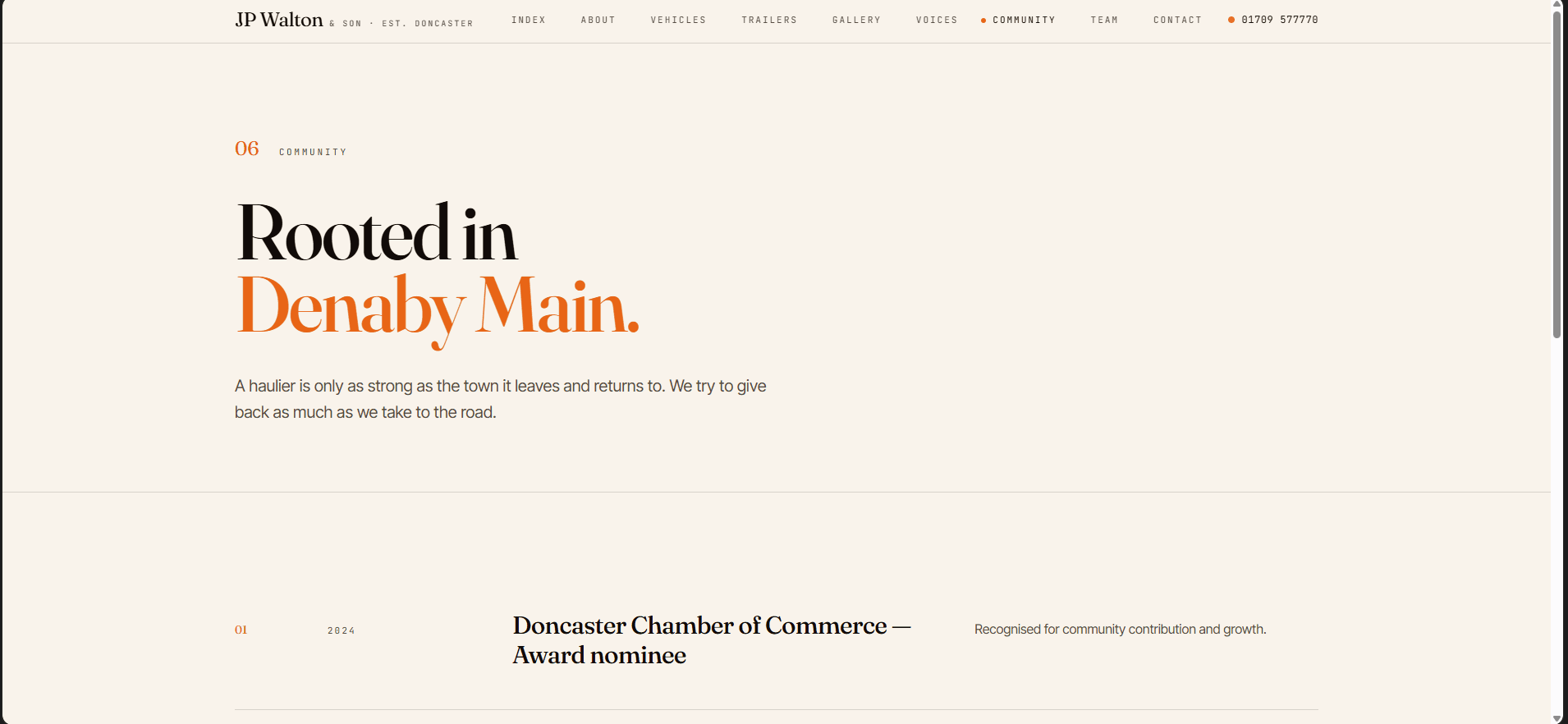 Jp Waltons Website test